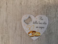 Apri bottiglia cuore "50 anniversario" mi.8,5×8