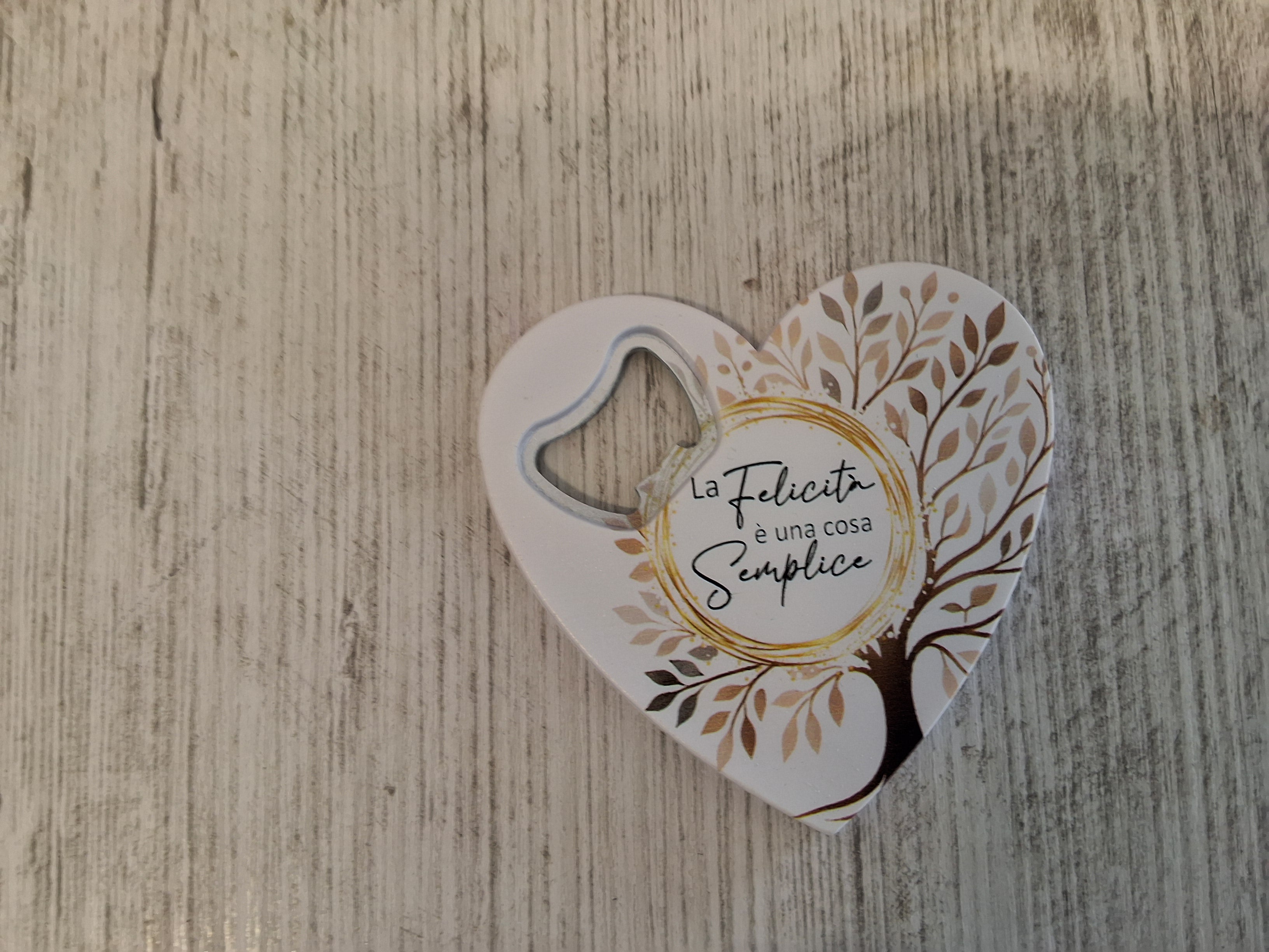 Apri bottiglia cuore albero della vita mis.8,5×8