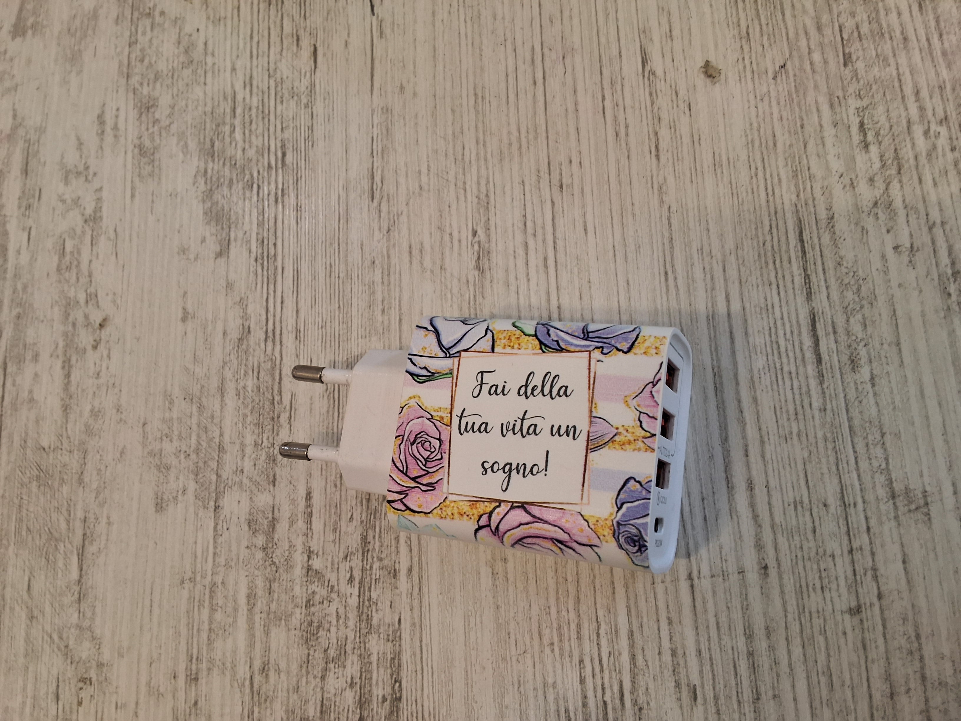Carica batterie rose 9×4,7