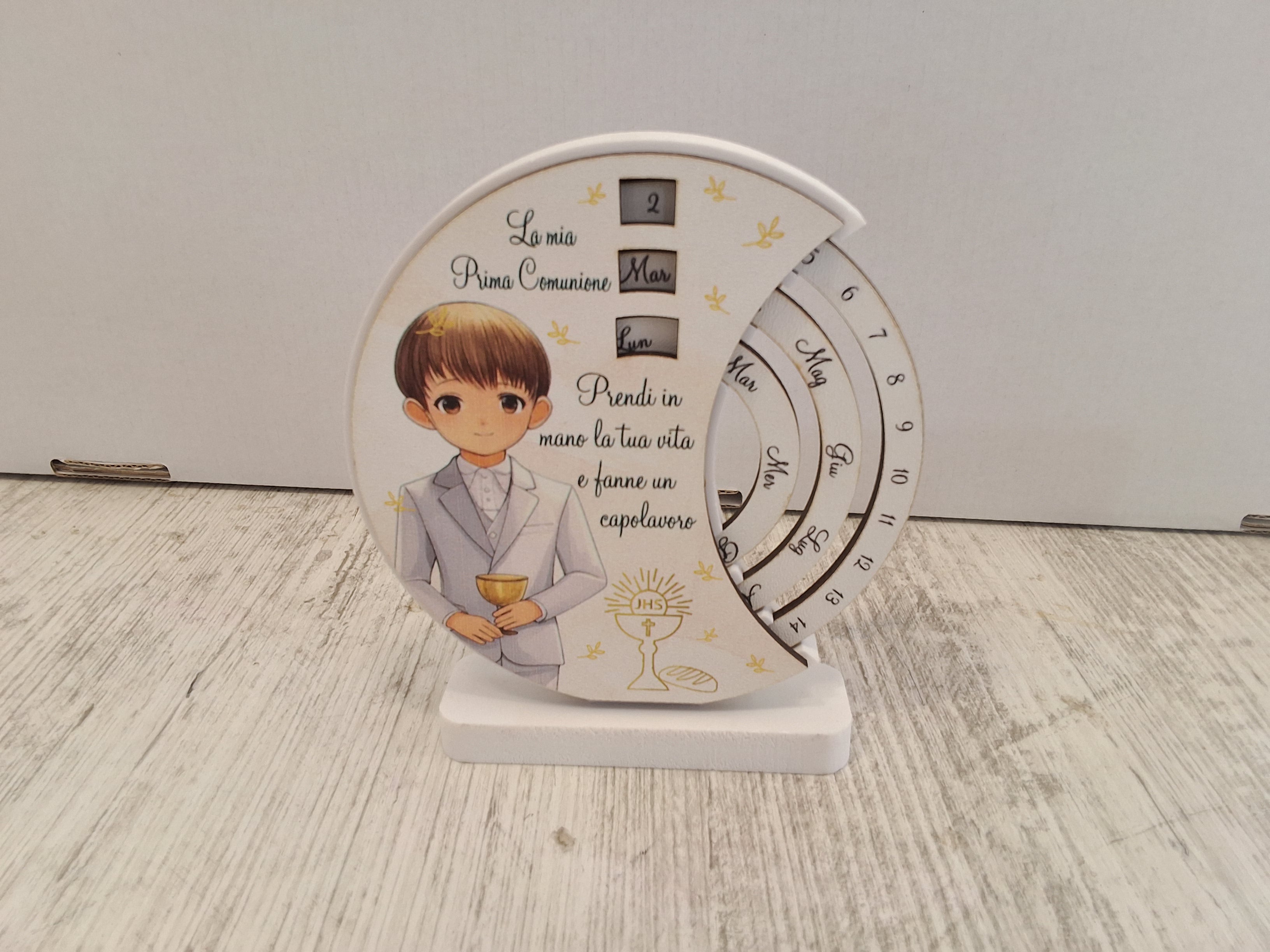 Calendario bimbo Prima Comunione mis.12×11