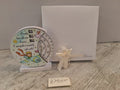 Calendario Perpetuo Piccolo Principe 12x11 cm in Legno e Resina – Bomboniera Confezionata con Scatola e Confetti